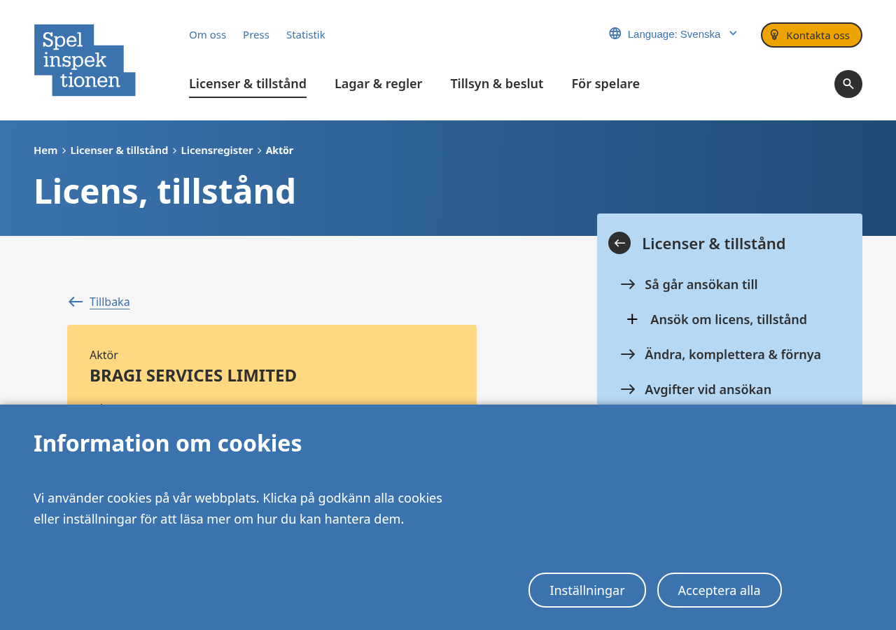 Daterad källfångst från spelinspektionen.se
